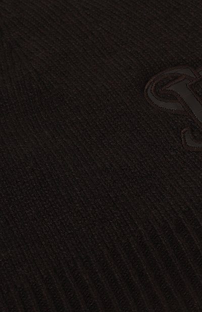 Кашемировая шапка с отделкой из кожи крокодила STEFANO RICCI, арт. K606040CUF/F24305, фото 3