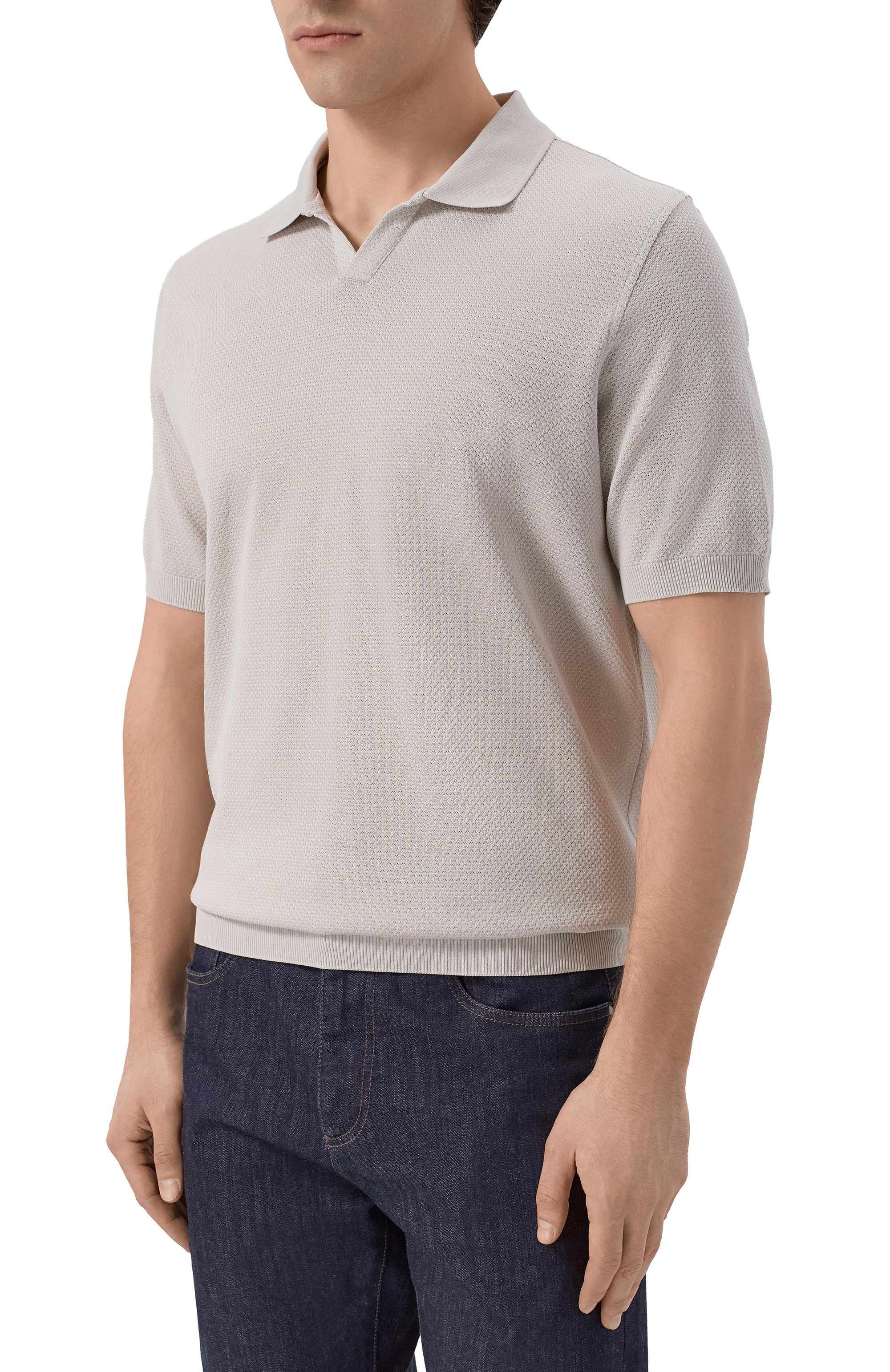 Хлопковое поло CORNELIANI, арт. 27G519/2725027, фото 3