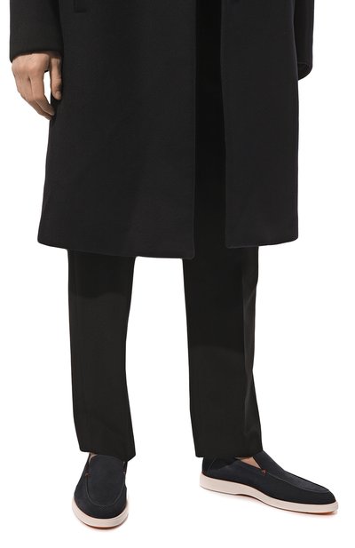 Замшевые лоферы SANTONI, арт. MGDG17824BARSSG0U60, фото 3