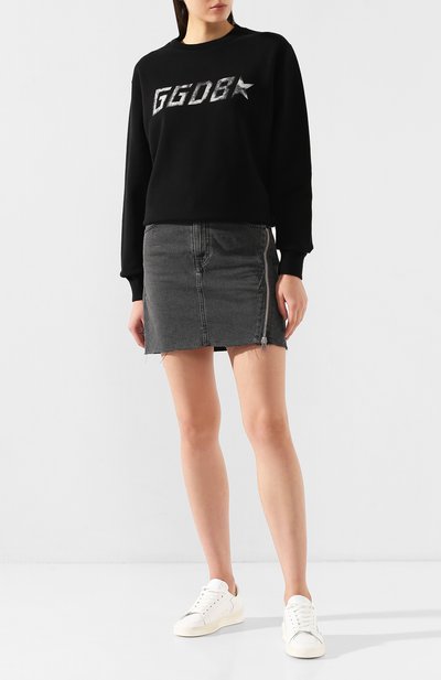 Хлопковый свитшот GOLDEN GOOSE DELUXE BRAND, арт. G35WP029.A2, фото 2