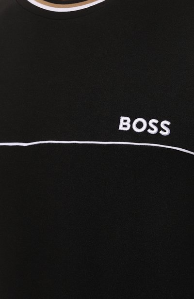 Свитшот BOSS черного цвета по цене 11880 руб., арт. 50480658, фото 5 Свитшот BOSS, арт. 50480658, фото 5