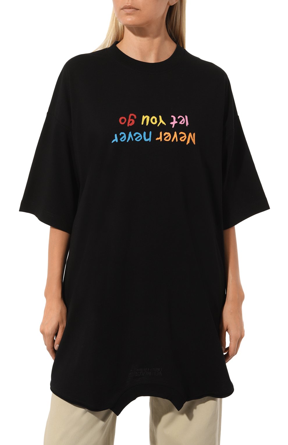 Хлопковая футболка VETEMENTS, арт. UE54TR480B, фото 3