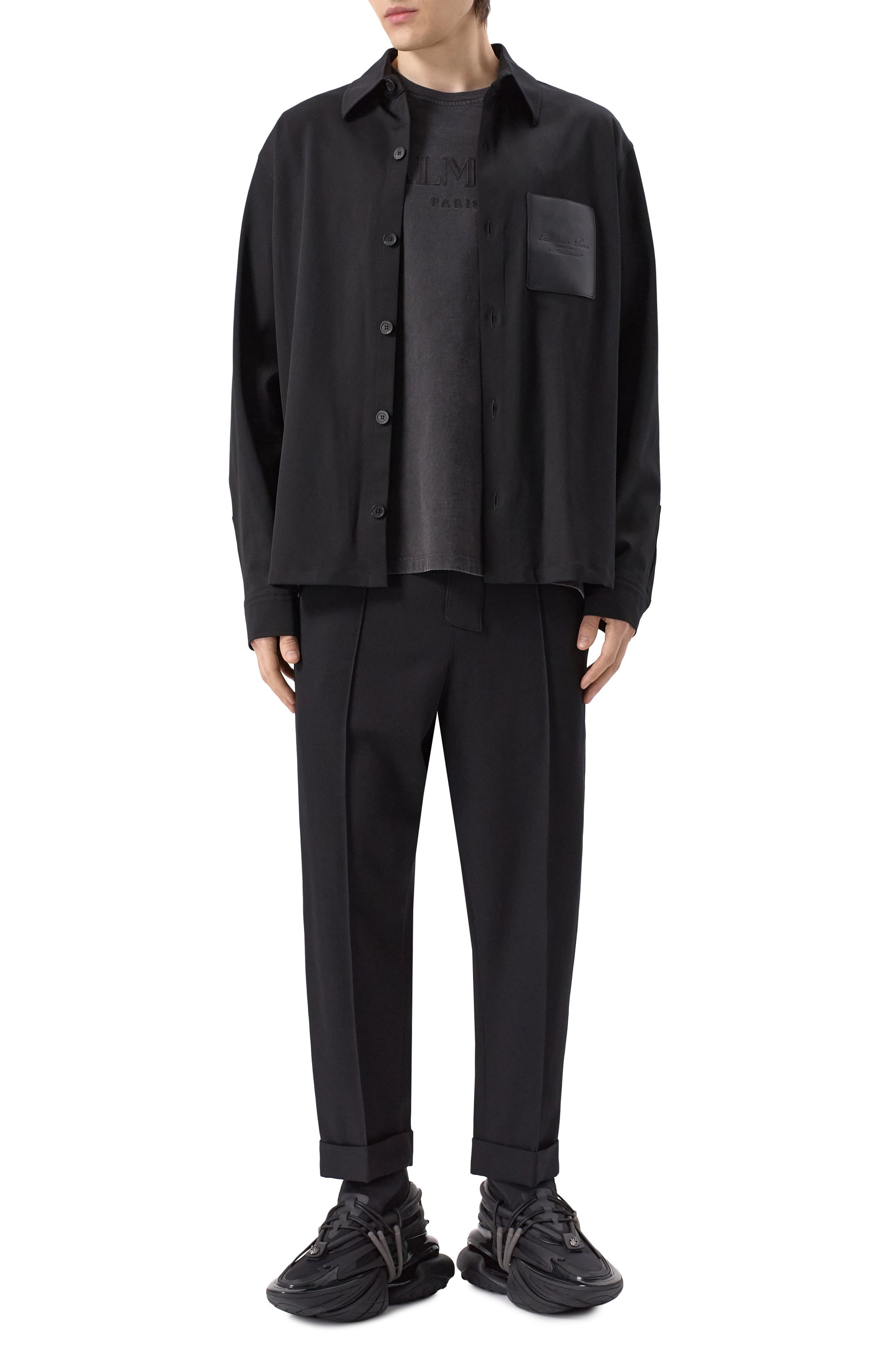 Комбинированные кроссовки unicorn BALMAIN, арт. BM1VJ309/KNSC, фото 2