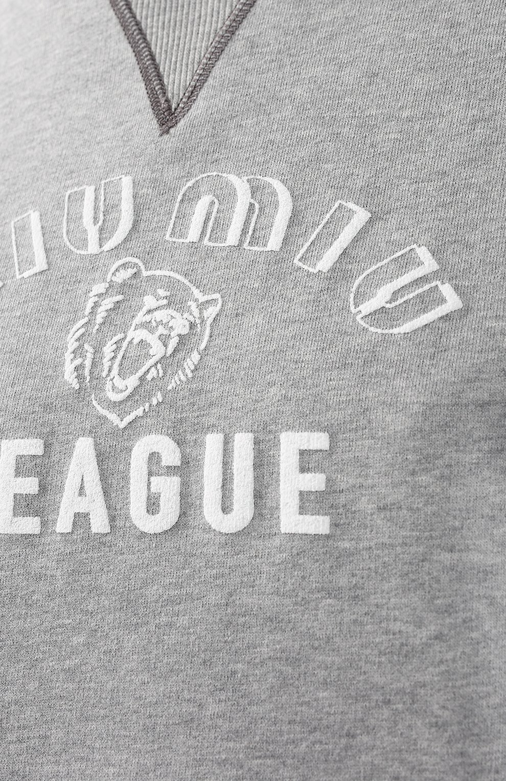 Хлопковый свитшот MIU MIU, арт. MJL779-1Z4H-F0031, фото 5