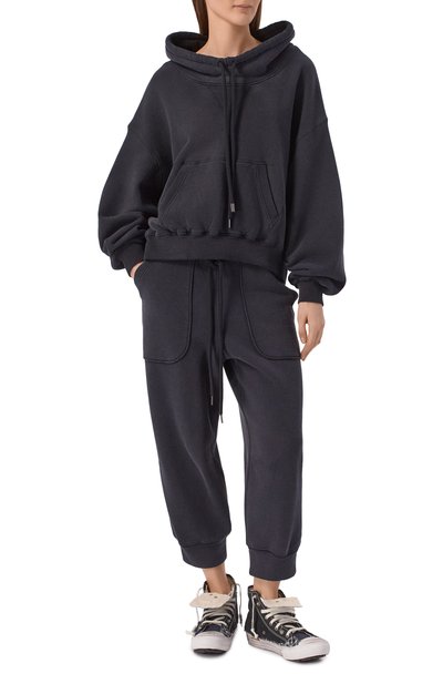 Женски й хлопковое худи R13, арт. R13WK255-K001A