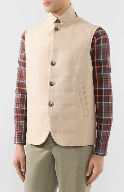 Льняной жилет LORO PIANA, арт. FAL1520, фото 3