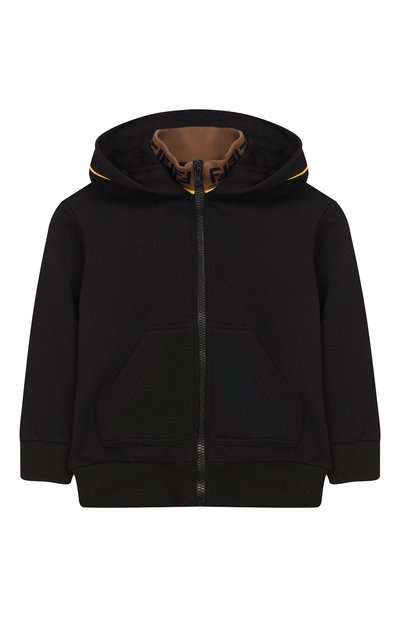 Хлопковый кардиган с капюшоном FENDI, арт. JMH086/5V0/3A-5A, фото 1