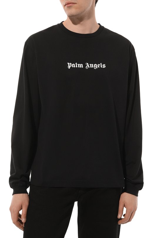 фото Хлопковый лонгслив palm angels