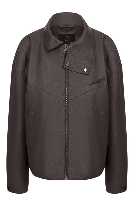 Кожаная куртка Maslov Z017 Коричневый Z017