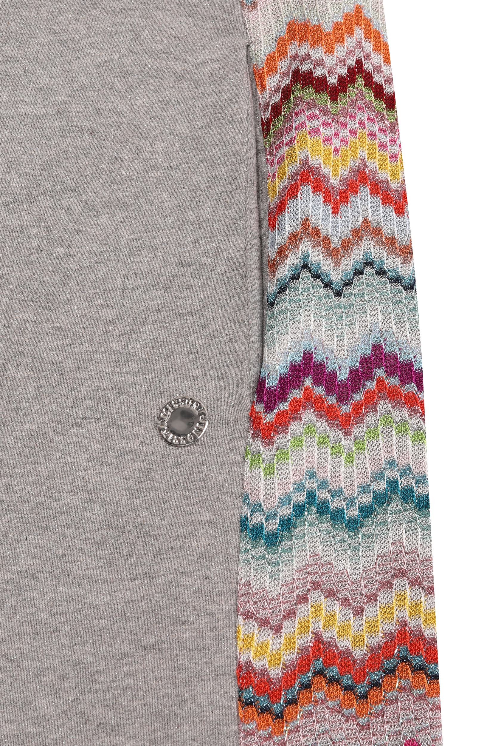 Хлопковые брюки MISSONI серого цвета по цене 23600 руб., арт. MZ6A60/Z4104, фото 3 Хлопковые брюки MISSONI, арт. MZ6A60/Z4104, фото 3