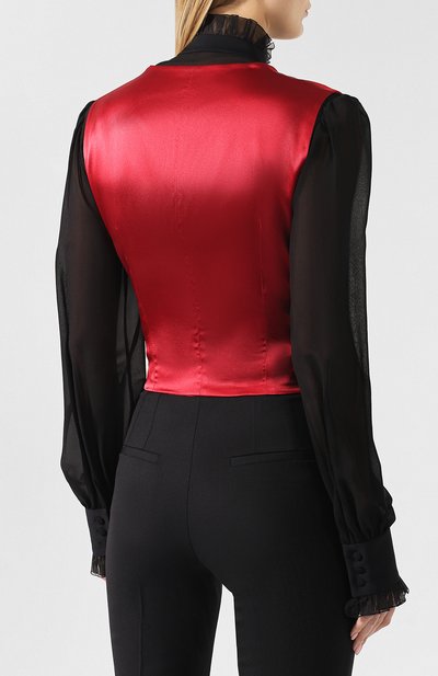 Бархатный жилет DOLCE & GABBANA, арт. F79H6T/FUVJZ, фото 4