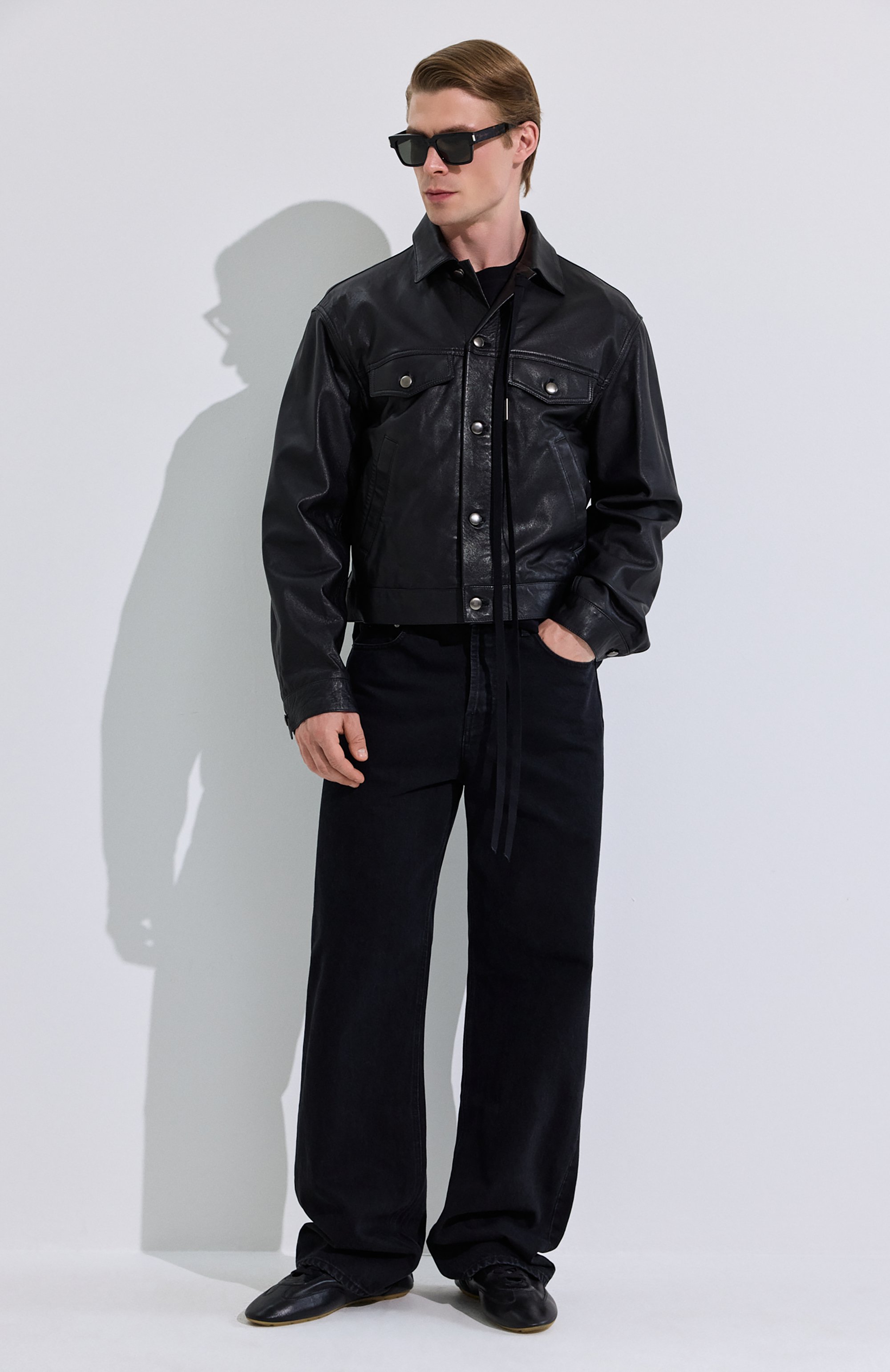 Кожаная куртка ANN DEMEULEMEESTER, арт. B0012717/LT038, фото 6
