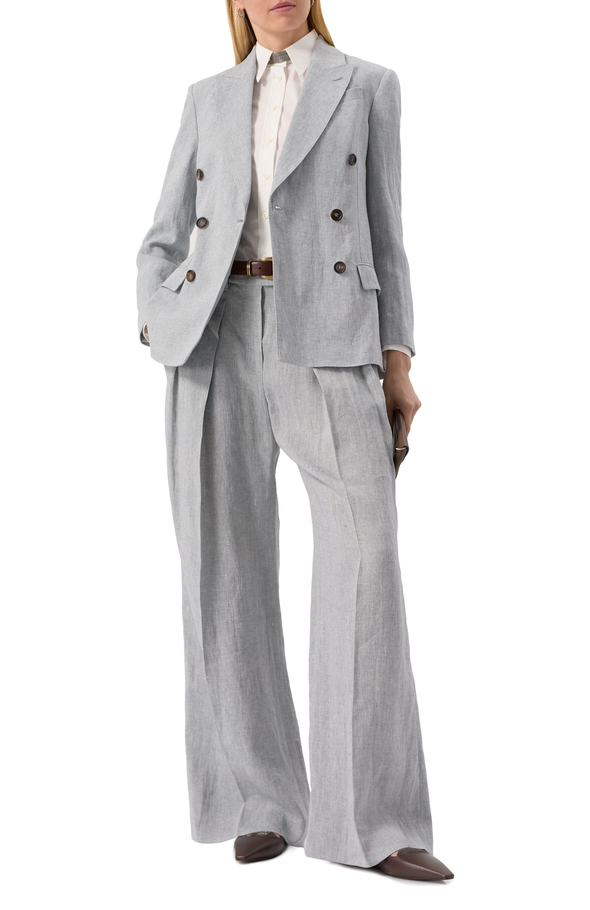 Льняной жакет BRUNELLO CUCINELLI, арт. MH5477039, фото 2