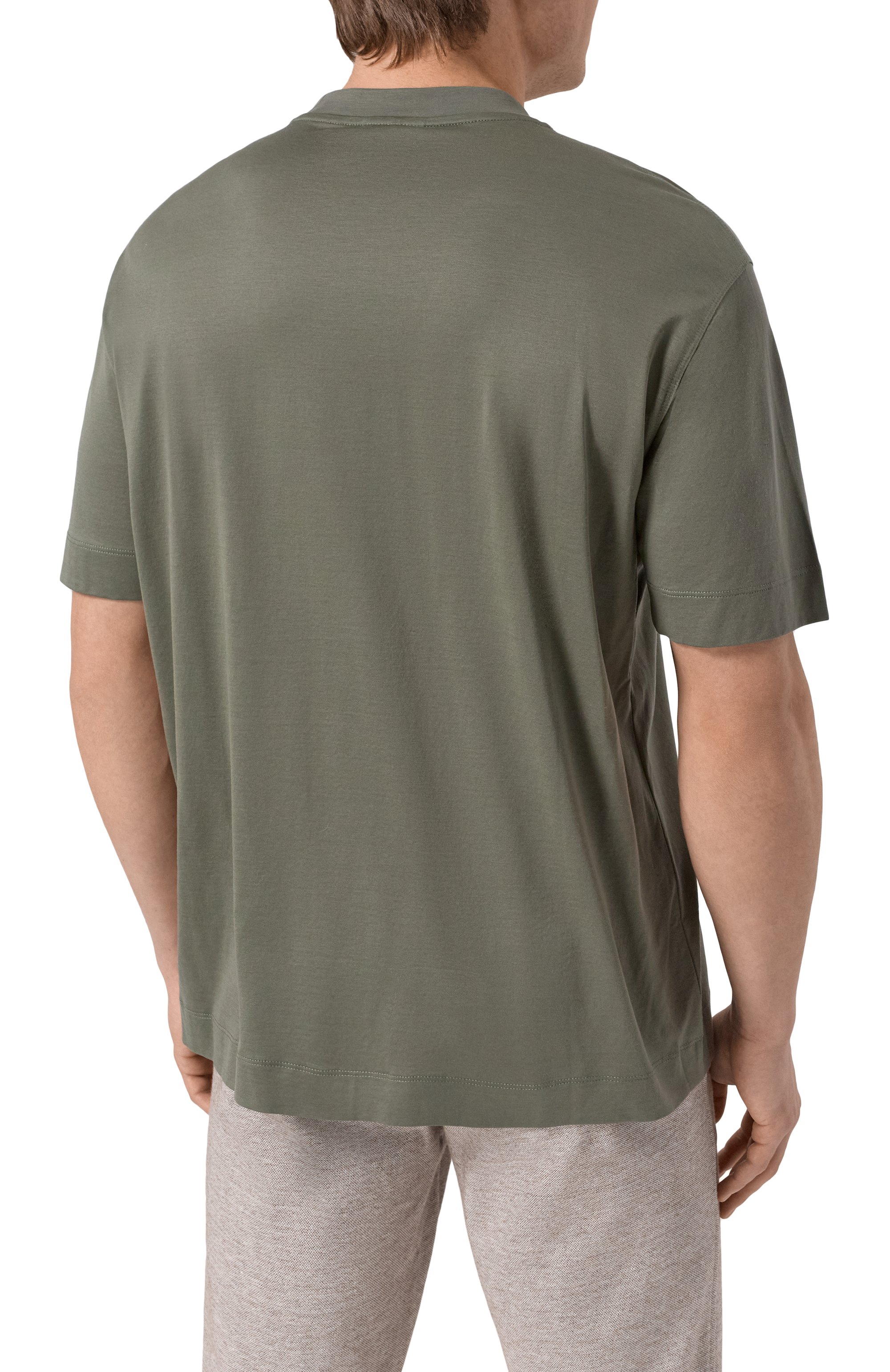 Футболка из лиоцелла и хлопка EMPORIO ARMANI, арт. EM001033/AF10017, фото 4