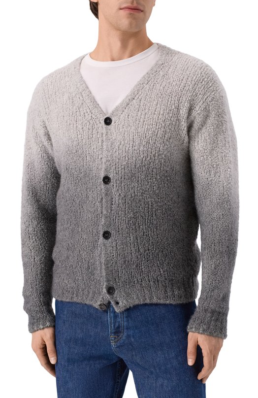 Кардиган из кашемира и шелка MVST M25.1MM.K006 Серый  M25.1MM.K006 Фото 3