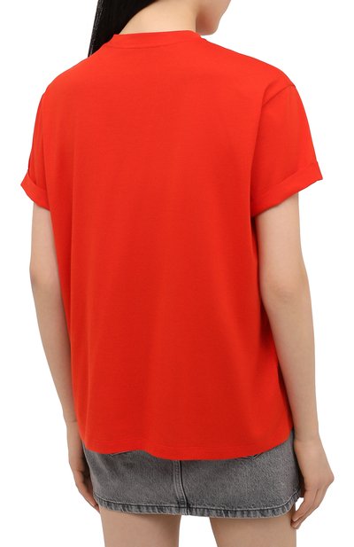 Хлопковая футболка STELLA MCCARTNEY, арт. 457142/S0W17, фото 4