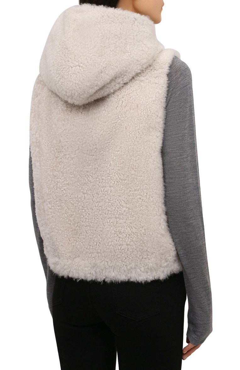 Меховой жилет BRUNELLO CUCINELLI, арт. MPMWE3181, фото 4