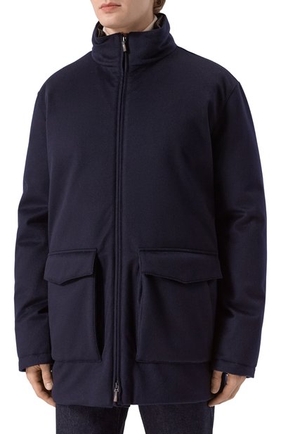 Кашемировая куртка с воротником из норки COLOMBO темно-синего цвета по цене 936500 руб., арт. GC00510/90775-U, фото 3 Кашемировая куртка с воротником из норки COLOMBO, арт. GC00510/90775-U, фото 3