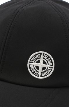 Мужская бейсболка STONE ISLAND черного цвета, арт. 731599222 | Фото 3 (Материал: Текстиль, Синтетический материал; Нос: Не проставлено)
