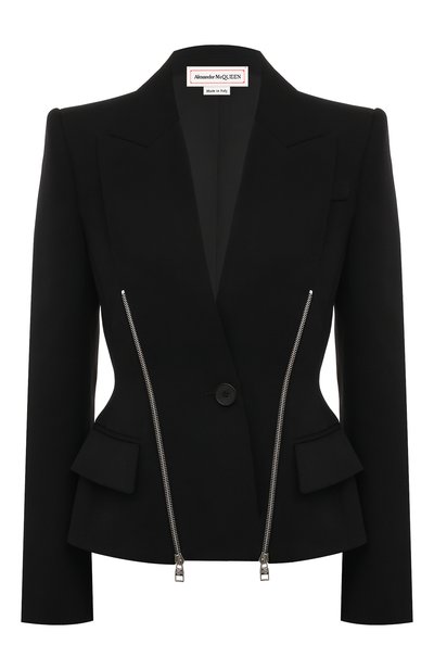 Женский шерстяной жакет ALEXANDER MCQUEEN, арт. 757623