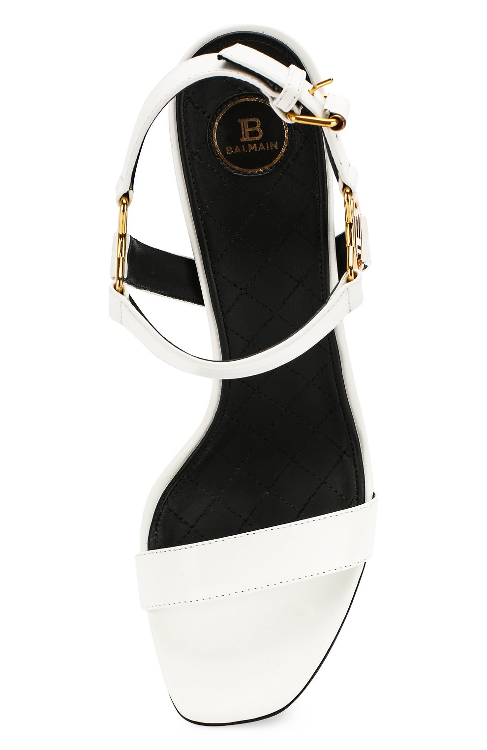 Кожаные босоножки pernille BALMAIN, арт. TN1C293/LGDB, фото 5