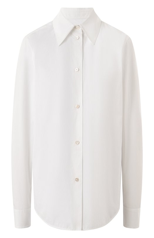 Хлопковая рубашка Jil Sander J04DL0003/J45001 Белый J04DL0003/J45001
