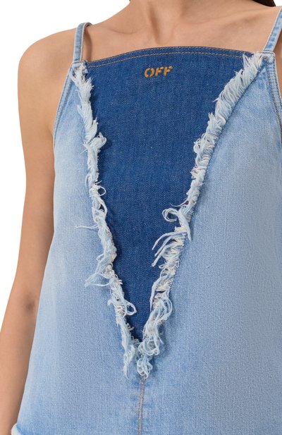 Джинсовый топ OFF-WHITE, арт. 0WYP00BS25DEN0014060, фото 5