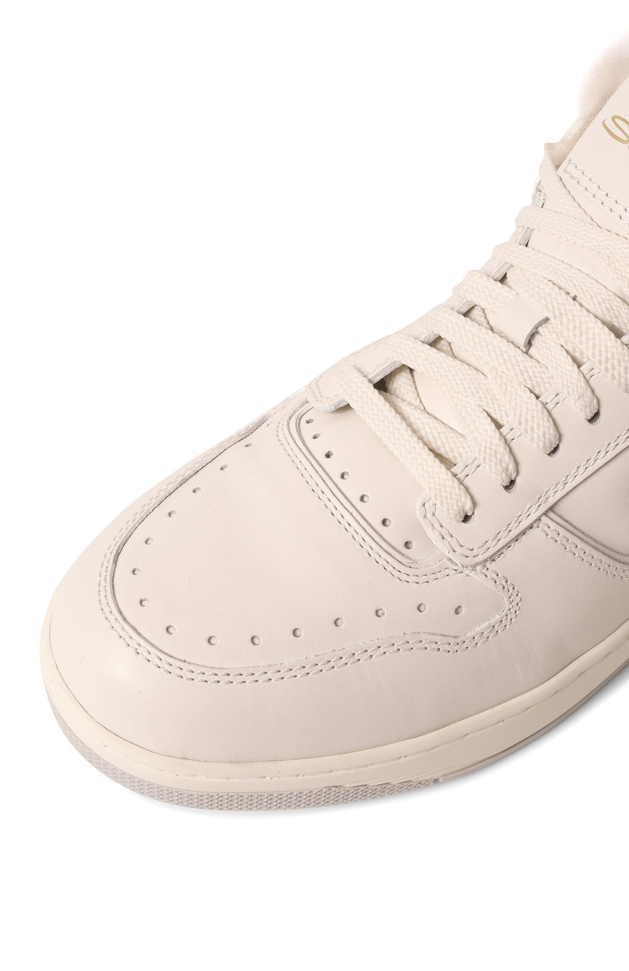 Кожаные кеды sneak air SANTONI, арт. MBSG21865BGRPXWH, фото 7