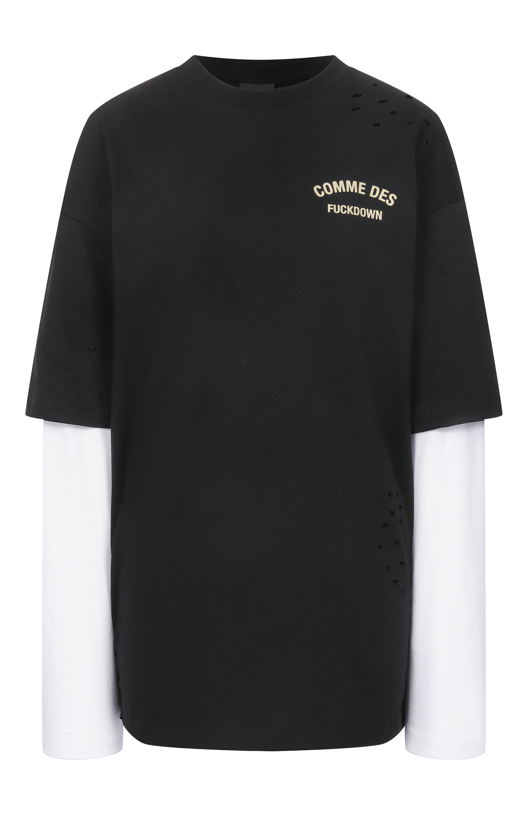 Хлопковый лонгслив COMME DES FUCKDOWN, арт. CFABW01666, фото 1