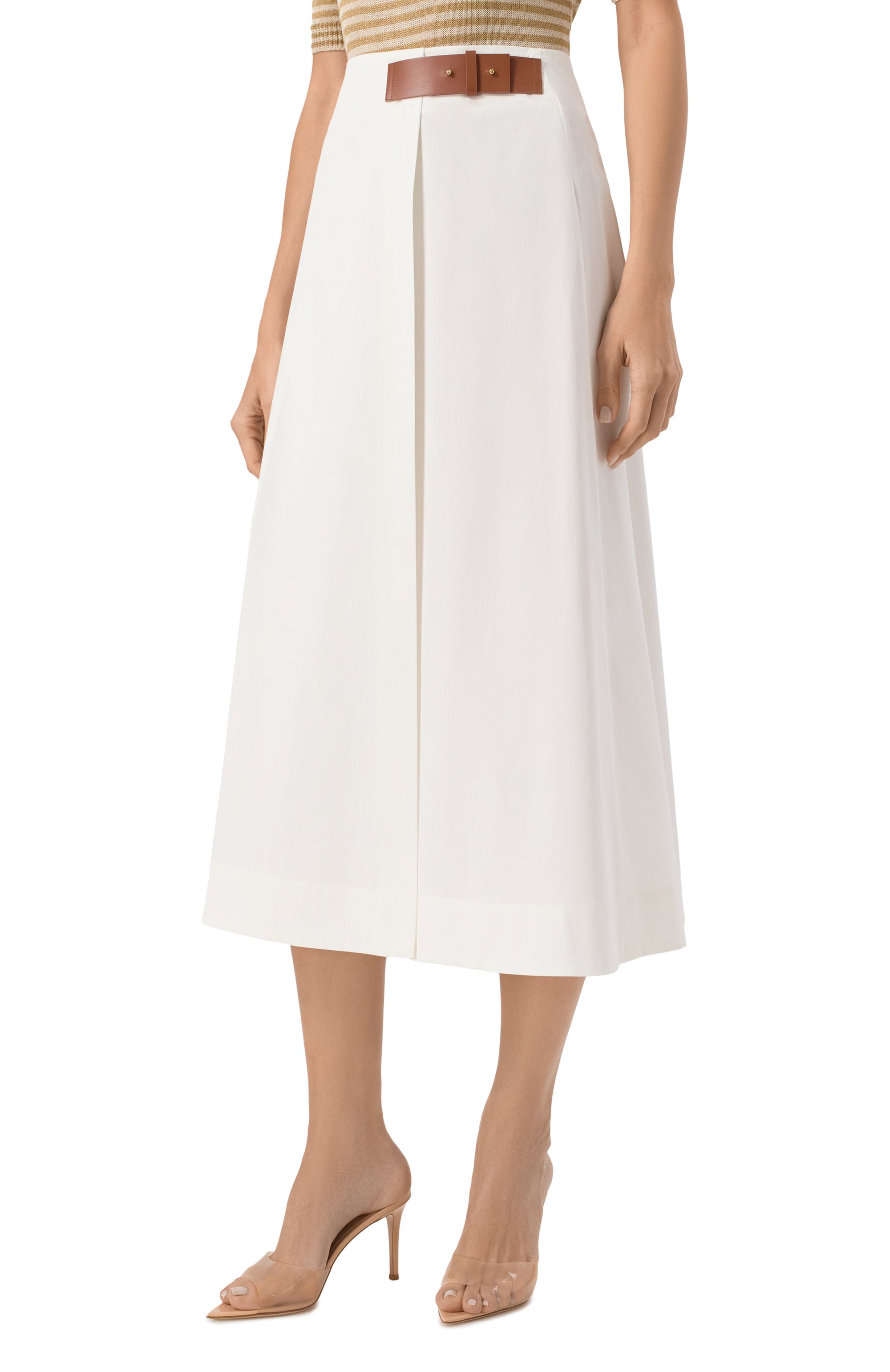 Хлопковая юбка LORENA ANTONIAZZI, арт. E2541G033A/4818, фото 3