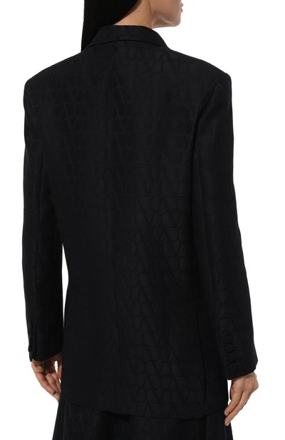 Жакет из шерсти и шелка VALENTINO, арт. 5B3CE3K08G5, фото 4