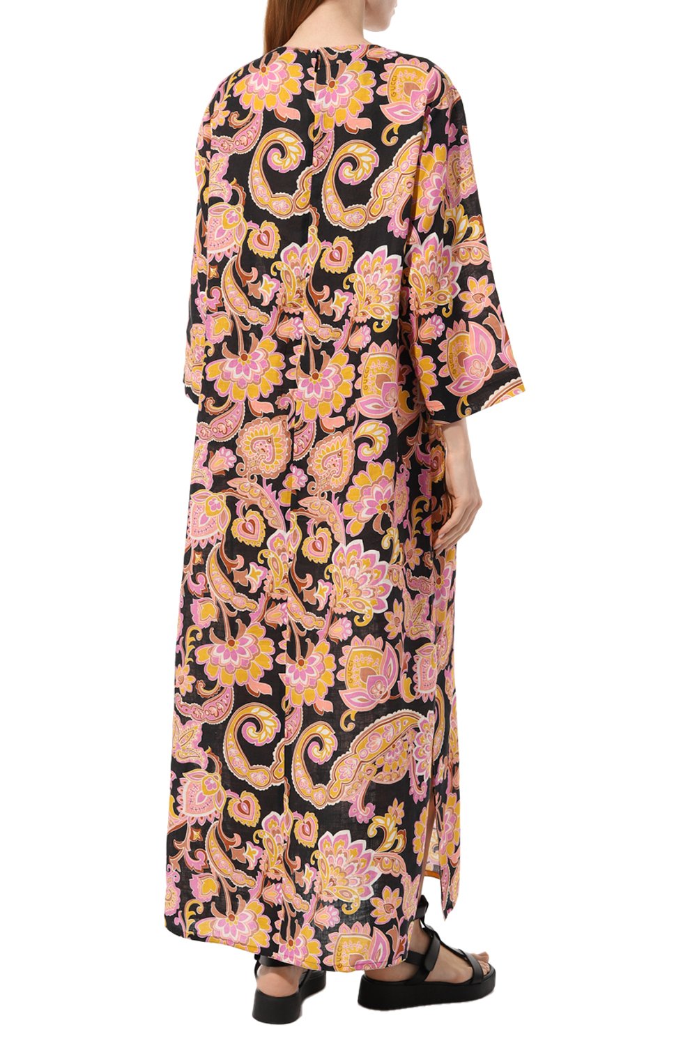 Льняное платье GUCCI разноцветного цвета по цене 216000 руб., арт. 623030 ZAD2W, фото 4 Льняное платье GUCCI, арт. 623030 ZAD2W, фото 4