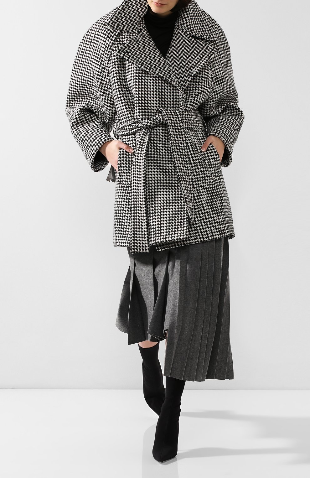 Пальто из смеси шерсти и кашемира BALENCIAGA, арт. 595303/TGU13, фото 2