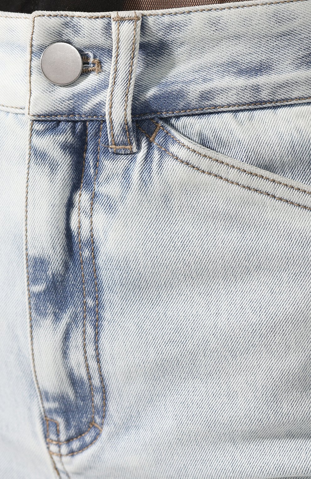Расклешенные джинсы DOROTHEE SCHUMACHER голубого цвета по цене 26000 руб., арт. 446201/NEW DENIM, фото 5 Расклешенные джинсы DOROTHEE SCHUMACHER, арт. 446201/NEW DENIM, фото 5