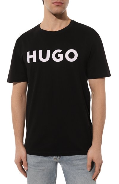 Хлопковая футболка HUGO, арт. 50467556, фото 3