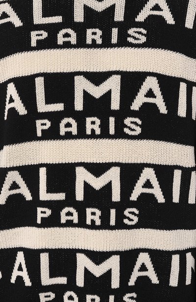 Свитер BALMAIN черного цвета по цене 132000 руб., арт. YH1KE010KC56, фото 5 Свитер BALMAIN, арт. YH1KE010KC56, фото 5
