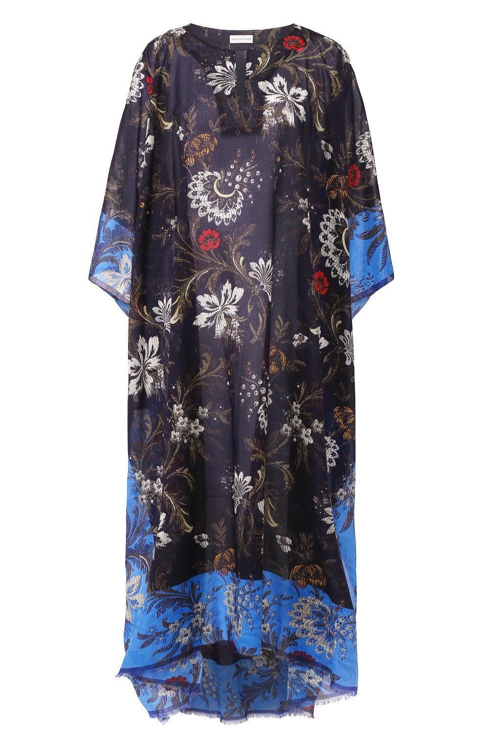 Хлопковая туника DRIES VAN NOTEN темно-синего цвета по цене 48950 руб., арт. 201-10731-9016, фото 1 Хлопковая туника DRIES VAN NOTEN, арт. 201-10731-9016, фото 1