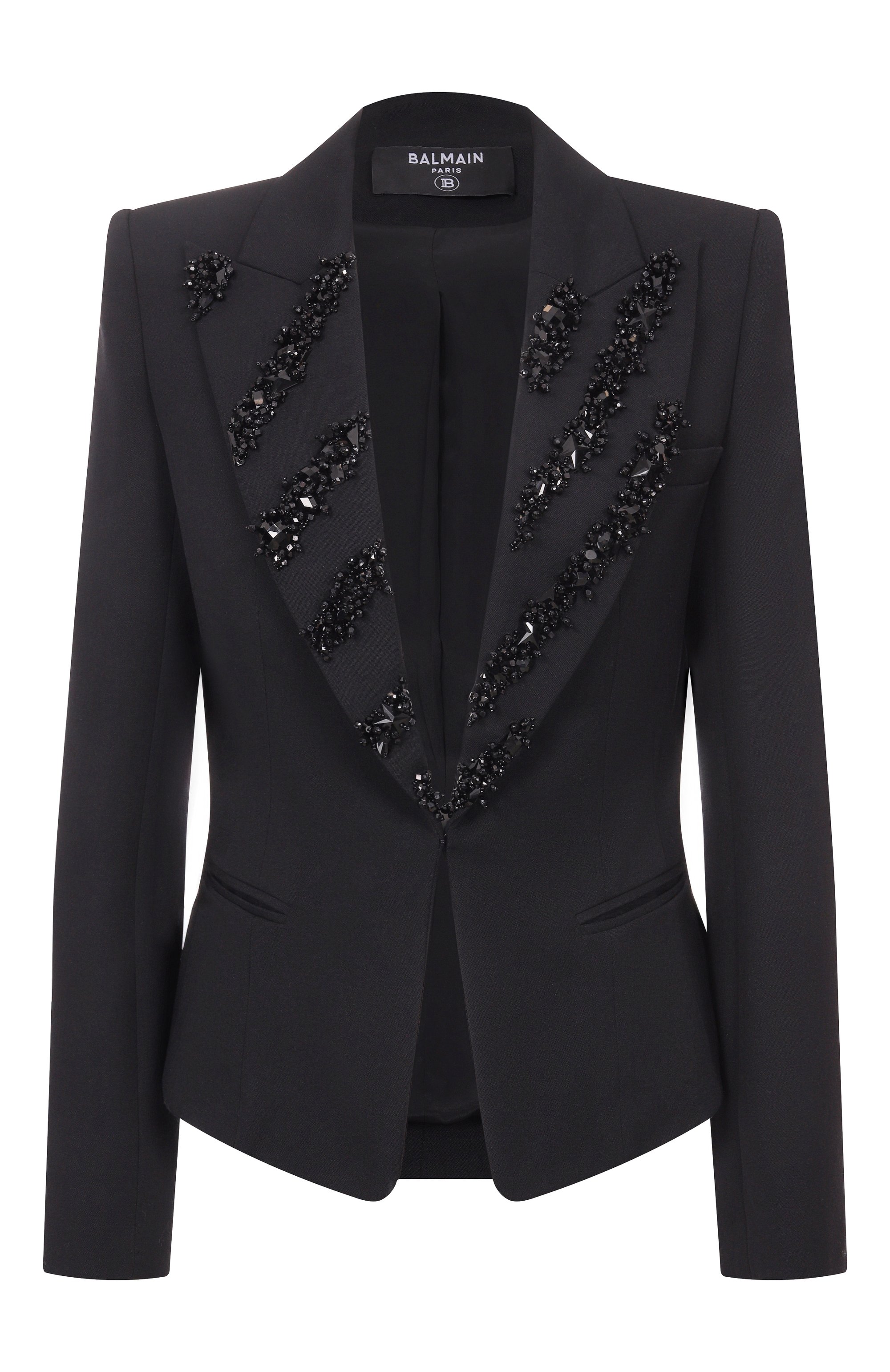 Шерстяной жакет BALMAIN, арт. FF0SE175/PD22, фот�о 1