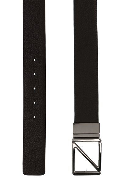 Кожаный ремень с металлической пряжкой ZEGNA, арт. BKRUX1/505C, фото 2