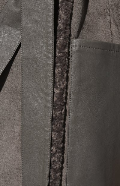 Двусторонняя дубленка из экомеха PATRIZIA PEPE, арт. 2O0025_E012, фото 5