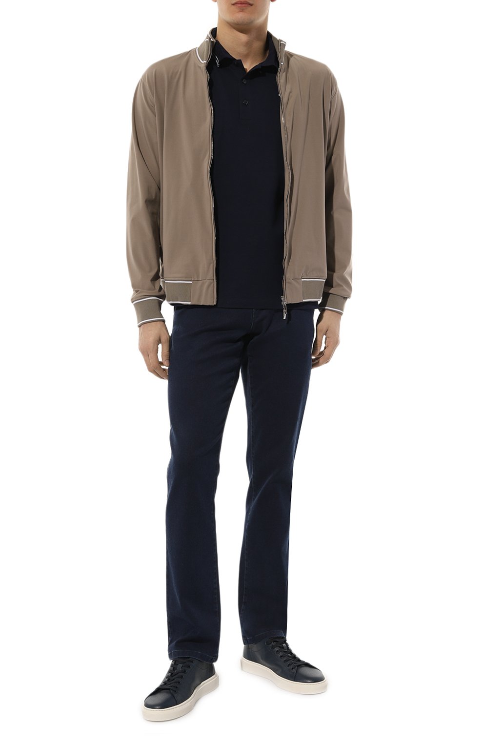 Хлопковое поло VERSACE, арт. 1013910/1A09860, фото 2