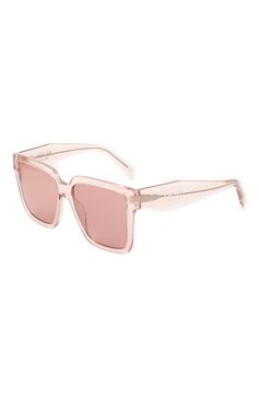 Женские солнцезащитные очки PRADA розового цвета, арт. 24ZS-13I08M | Фото 1 (Нос: Не проставлено; Региональные ограничения белый список (Axapta Mercury): Не проставлено; Материал: Пластик; Тип очков: С/з; Оптика Гендер: оптика-женское; Очки форма: Квадратные)