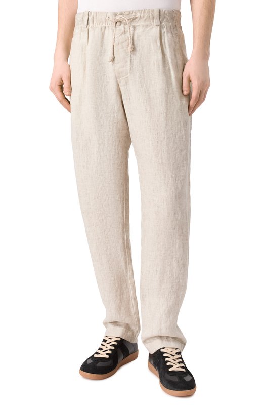 Льняные брюки Transit CFUTRCH170E Серый  CFUTRCH170E Фото 3