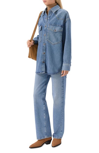 Джинсовая рубашка AGOLDE, арт. A7357B1463, фото 2