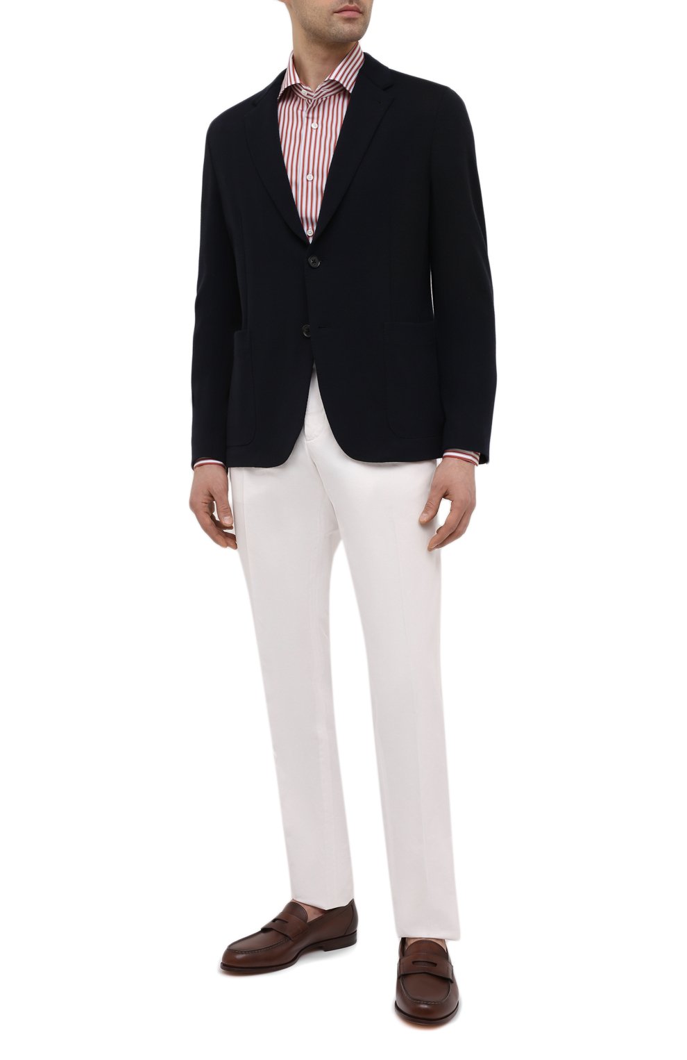 Брюки из хлопка и льна ZEGNA, арт. UWI37/TR10, фото 2