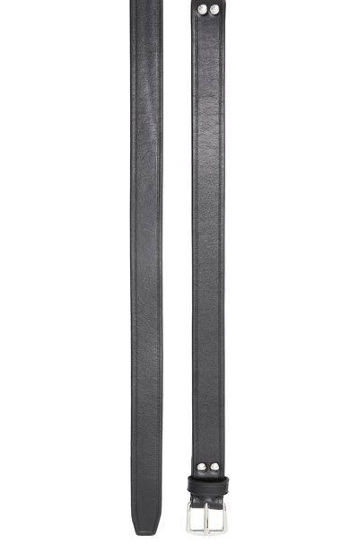 Кожаный ремень ANN DEMEULEMEESTER черного цвета по цене 41700 руб., арт. B0012595/LT128, фото 3 Кожаный ремень ANN DEMEULEMEESTER, арт. B0012595/LT128, фото 3