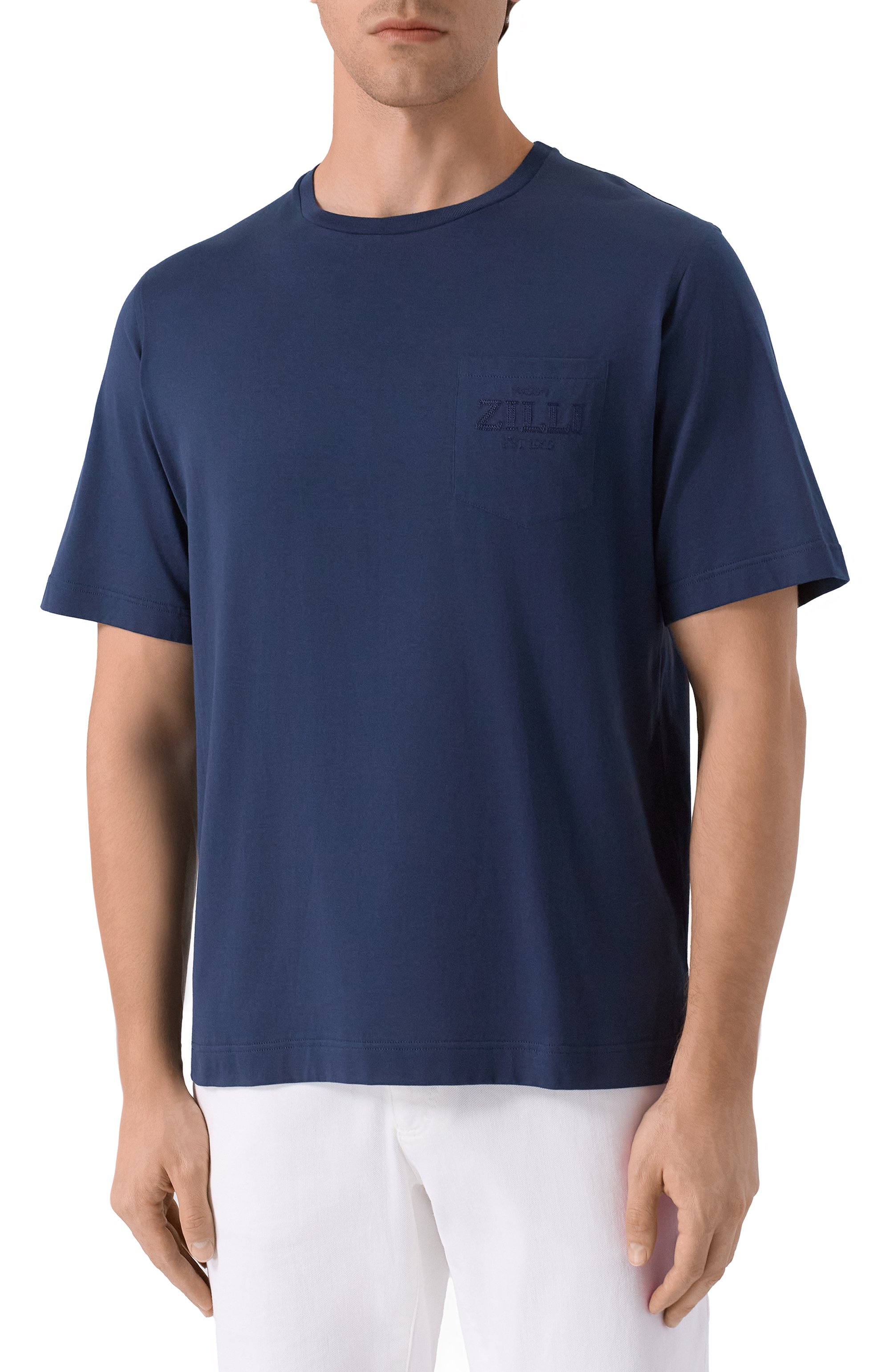 Хлопковая футболка ZILLI, арт. TSR02IM0100VLEST0, фото 3