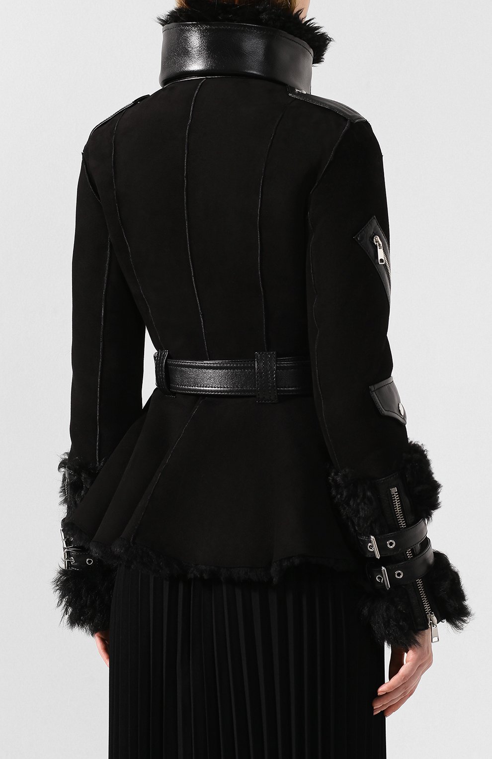 Дубленка с поясом ALEXANDER MCQUEEN, арт. 585961/Q5AB4, фото 4