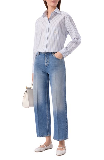 Кожаные балетки odette DOLCE & GABBANA, арт. CB0222/AV938, фото 3