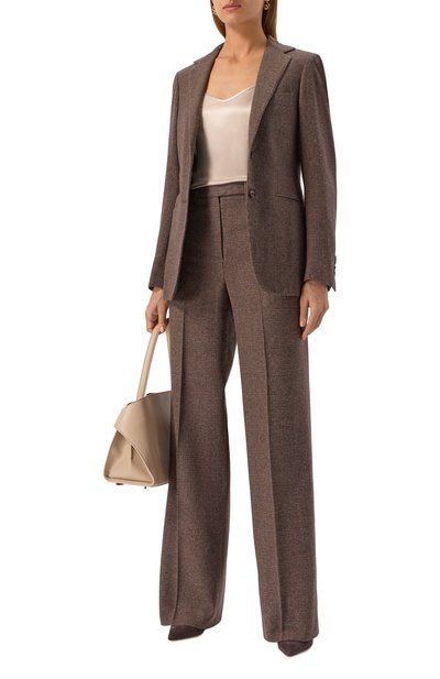 Женские брюки из шерсти и кашемира KITON, арт. D48109K0550G02